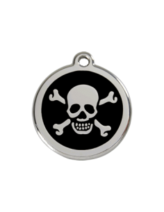 Médaille en émail Tête de mort