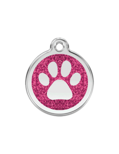 Médaille avec paillettes Patte