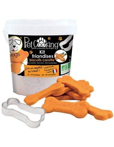 Kit friandises Biscuits Carotte pour chiens