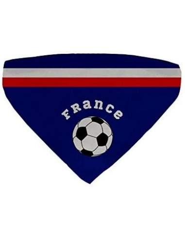 Bandana pour chien Equipe de France de Football