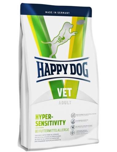 HAPPY DOG VET DIET - HYPERSENSITIVITY - ALLERGIES 12.5kgs