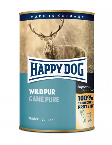 Happy Dog Boites Gibier pur 400g