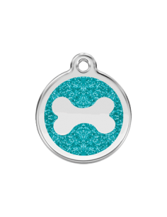 Médaille avec paillettes Os