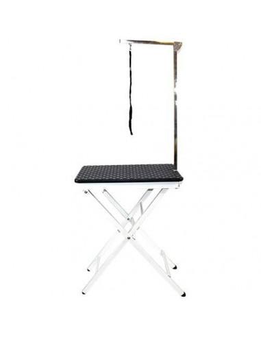 Table de toilettage pliante portable noire