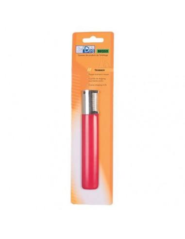 Trimmer IdealDog Droitier fin 19 Dents Rouge