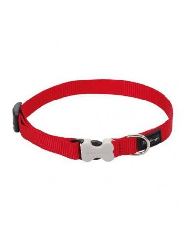 Collier réglable Red Dingo Basic rouge