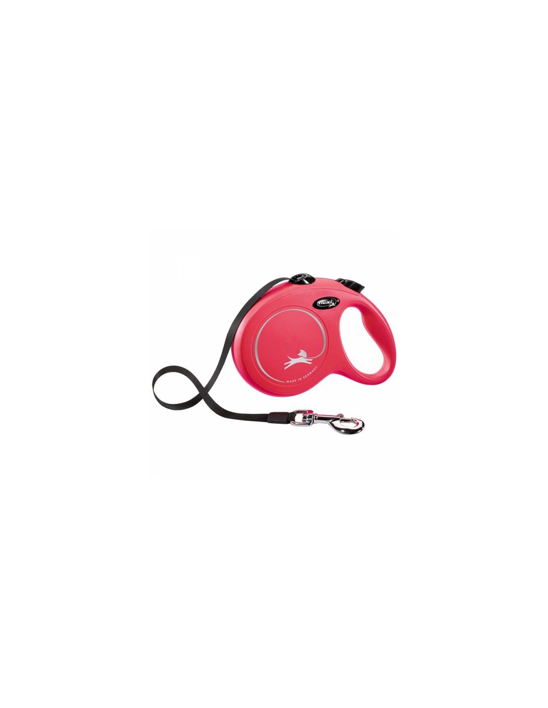 Laisse enrouleur Classic Flexi rouge