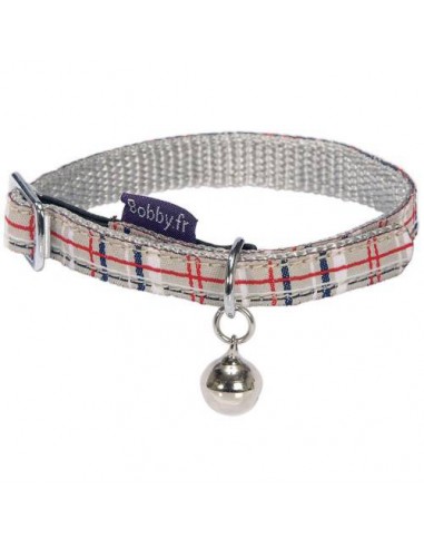 Collier chat Bobby Kilt beige