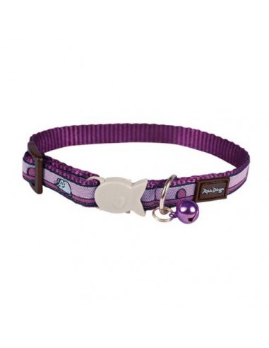 Collier Red Dingo Chats Fantaisie violet souris