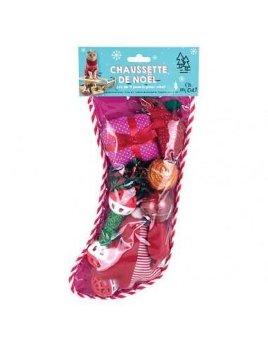 Chaussette de Noël lot de 9 jouets pour chat