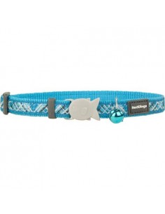 Collier Red Dingo Chats Fantaisie "Flanno" Bleu