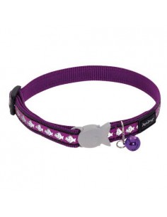 Collier Red Dingo Chats Reflective violet