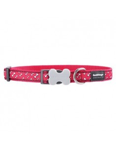 Collier Red Dingo Fantaisie Rouge Os