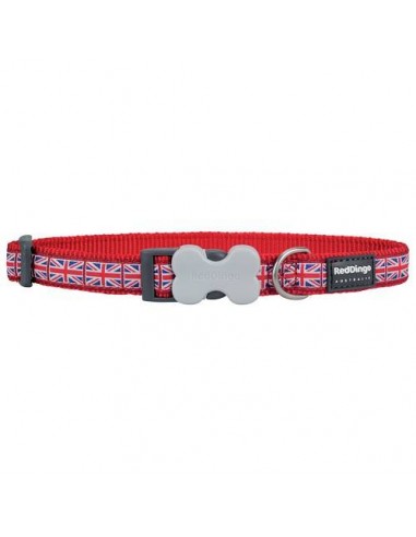 Collier Red Dingo Fantaisie rouge "Union Jack"