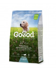 Goood Croquettes chien junior à l’agneau fermier & truite durable 1.8kgs / 10kgs