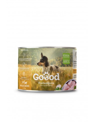 Goood MINI – Pâtée chien adulte à la dinde fermière 200 g