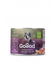 Goood MINI – Pâtée chien senior à la dinde fermière & truite durable (sans céréales) 200 g