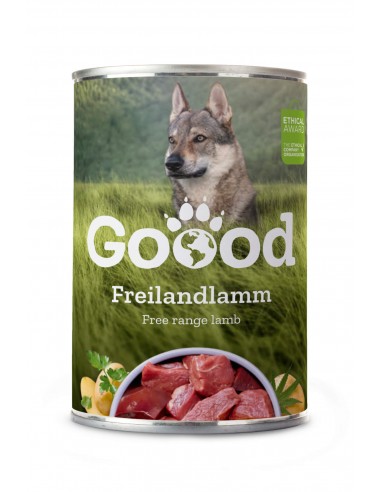 Goood Pâtée chien adulte à l’agneau fermier (sans céréales) 400 g