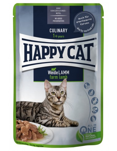 Happy Cat Viande en Sauce - Agneau de Pâturage Culinary