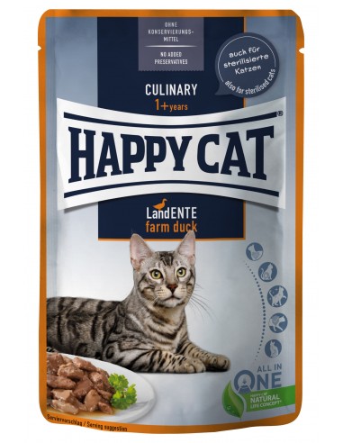 Happy Cat Viande en Sauce - Canard de Campagne Culinary 85g