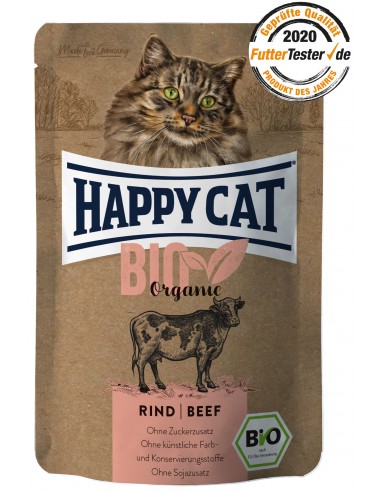 Happy Cat Pouch Bio Boeuf