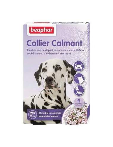 Colliers calmants à base de valériane pour chien