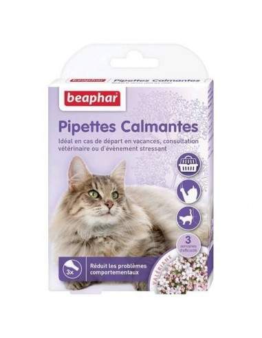 Pipettes calmantes à base de valériane pour chat