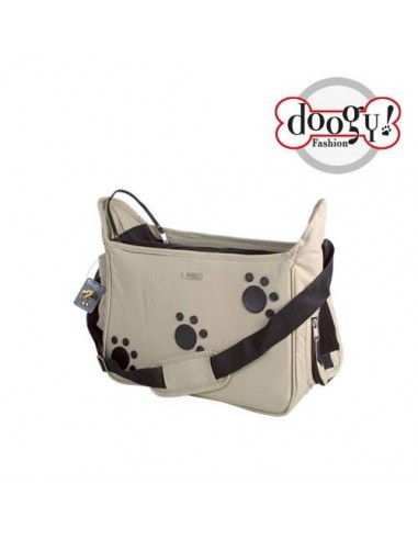 Sac Doogy à motif pattes beige