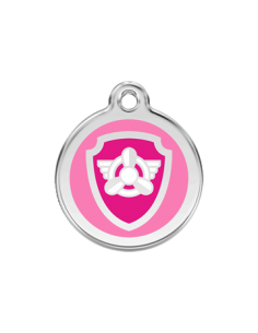 Médaille en émail Stella de la Pat' Patrouille de Nickelodeon Rose