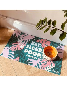 Tapis de gamelle EAT SLEEP POOP - BANDIT