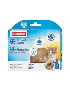 Les pipettes diméthicare Stop parasites pour chaton