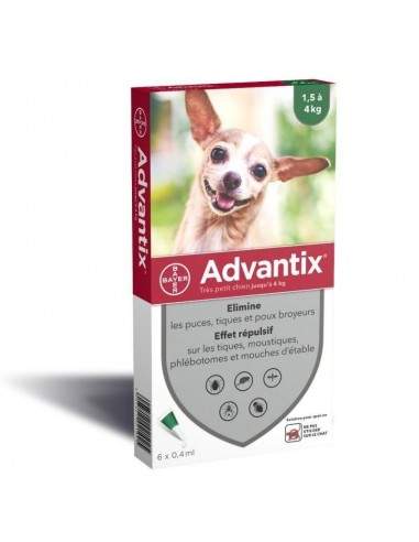 ADVANTIX TRES PETIT CHIEN