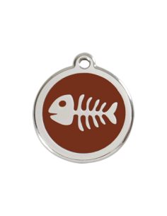 Médaille en émail Arête de poisson