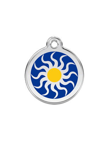 Médaille en émail Tribal Sun