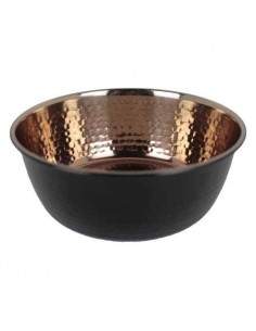 Gamelle en inox design effet cuivre martelé 2